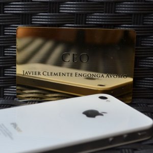 Gold Plated Business Card