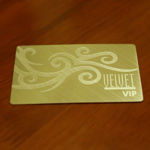 Gold Plated VIP Card