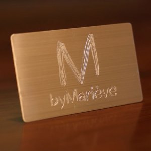 Stainless Steel Name Card