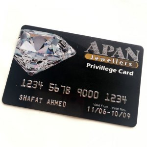 Plastic Privilege Card