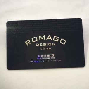 Plastic Warranty Card